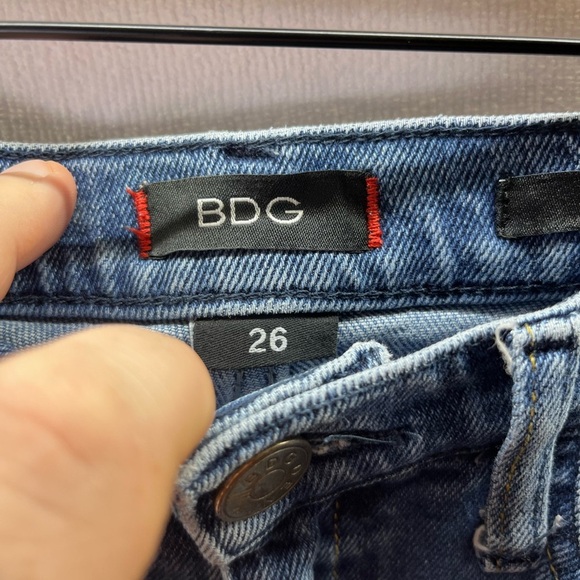 BDG Urban Outfitters Girlfriend Jeans Womens 26 Blue Stretch Denim Cute 2156 - Picture 2 of 10